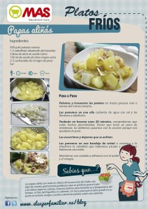 Cómo preparar la receta de las papas aliñás de Cádiz