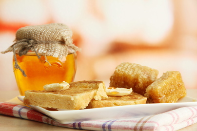 Desayuno con miel