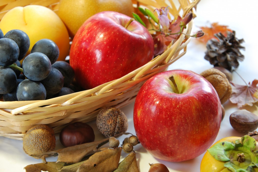 Frutas y verduras de otoño