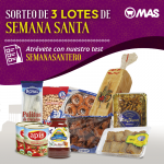 Supermercados MAS sortea 3 lotes de productos de Semana Santa