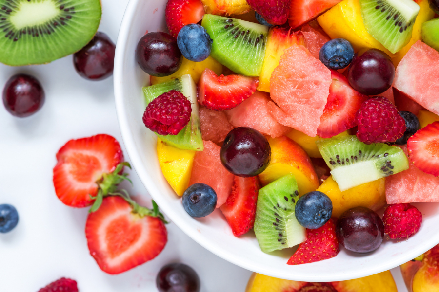 Frutas y verdura de verano