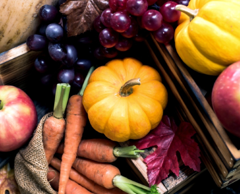 Frutas y verduras de otoño más saludables